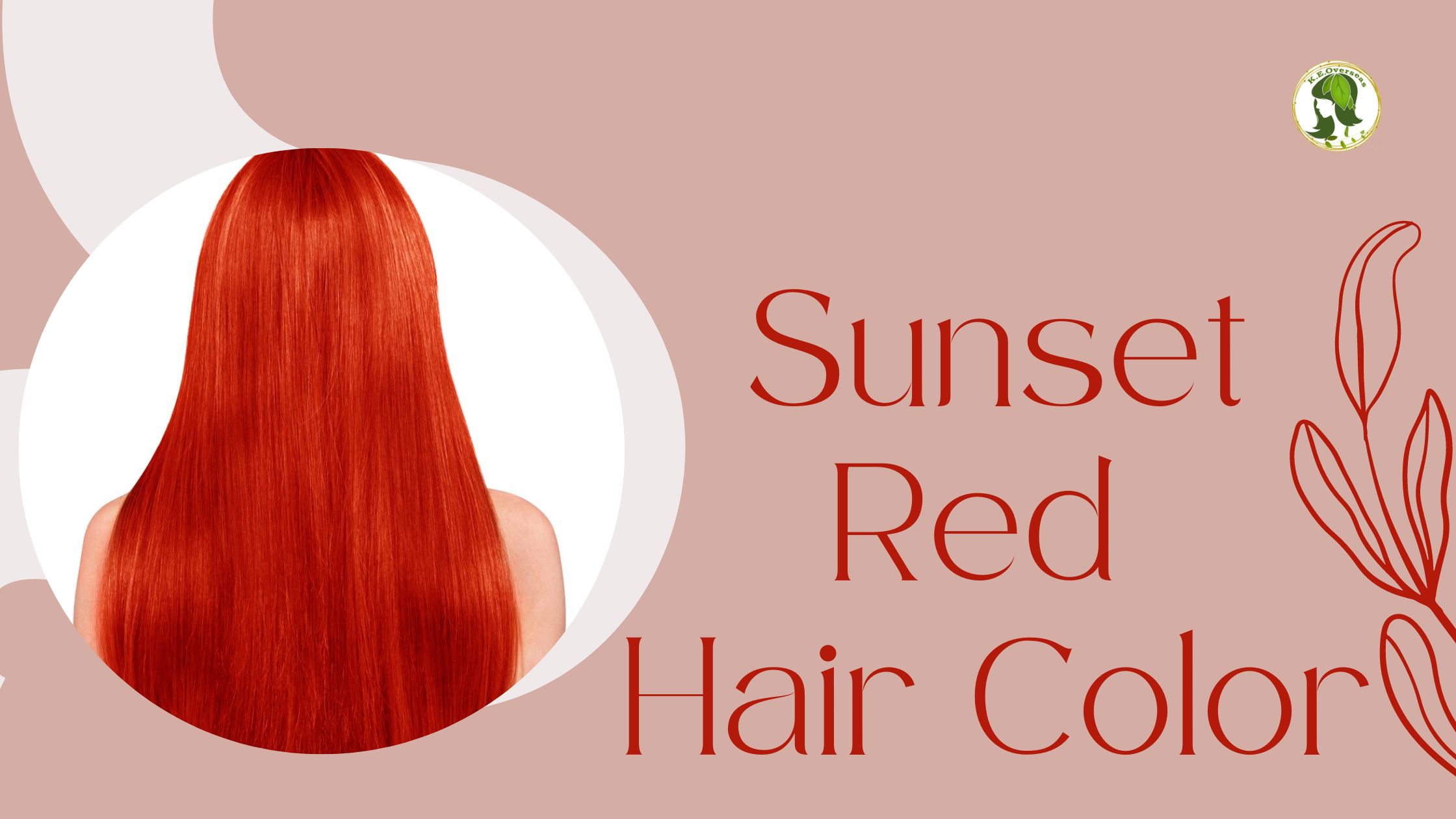 Sunset Red Hair Color